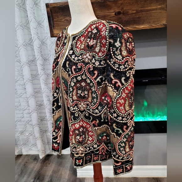 RICHILENE Embroidery Blazer Size 16 Great Condition - Picture 10 of 16